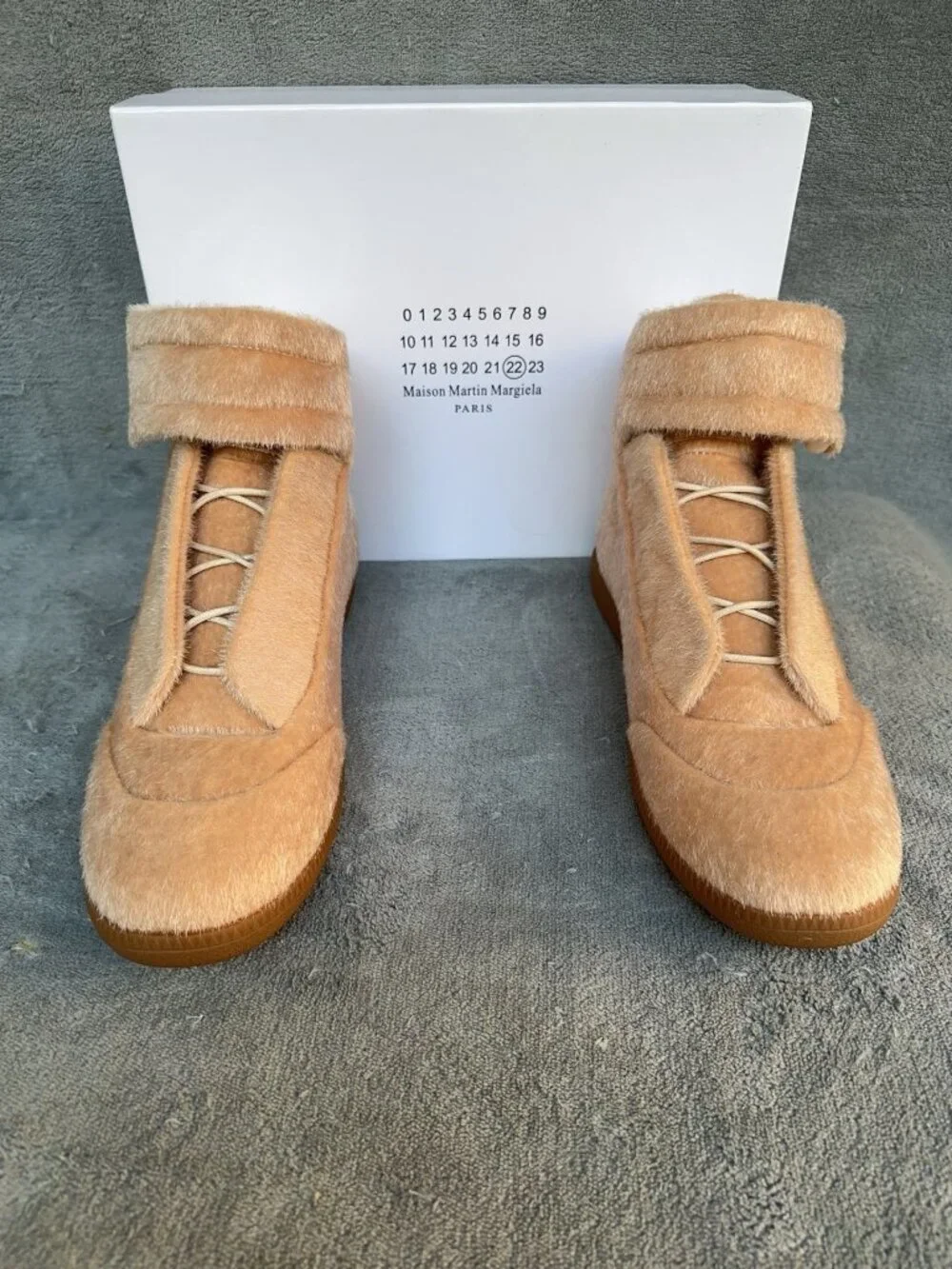 Maison Margiela Future High-Top Casual Boots (Pony Hair)